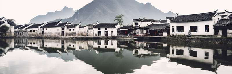 古风中式建筑古村,高清,摄影图,摄影图片,图片大全,摄影图免费下载